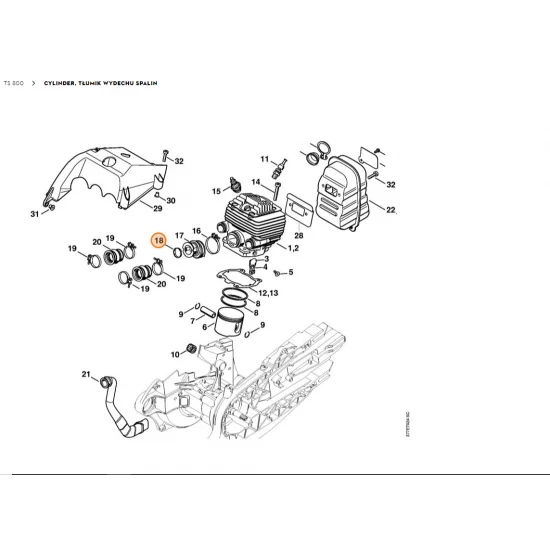 STIHL   Tulejka 1122 141 1805